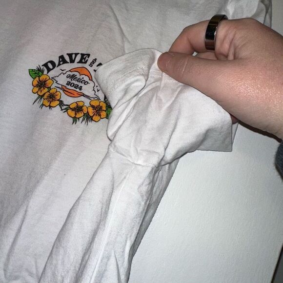 Dave and Tim Cancun Mexico Riviera Maya White Graphic Tee Large NWOT - Picture 5 of 11